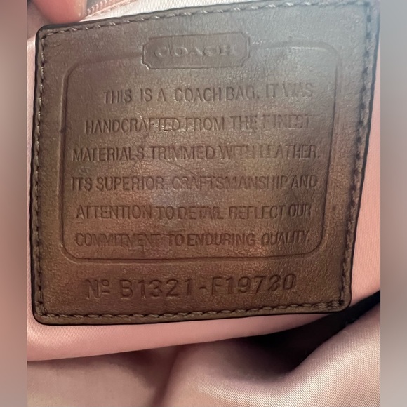 Coach Signature Duffle Shoulder Crossbody Purse - Picture 7 of 12